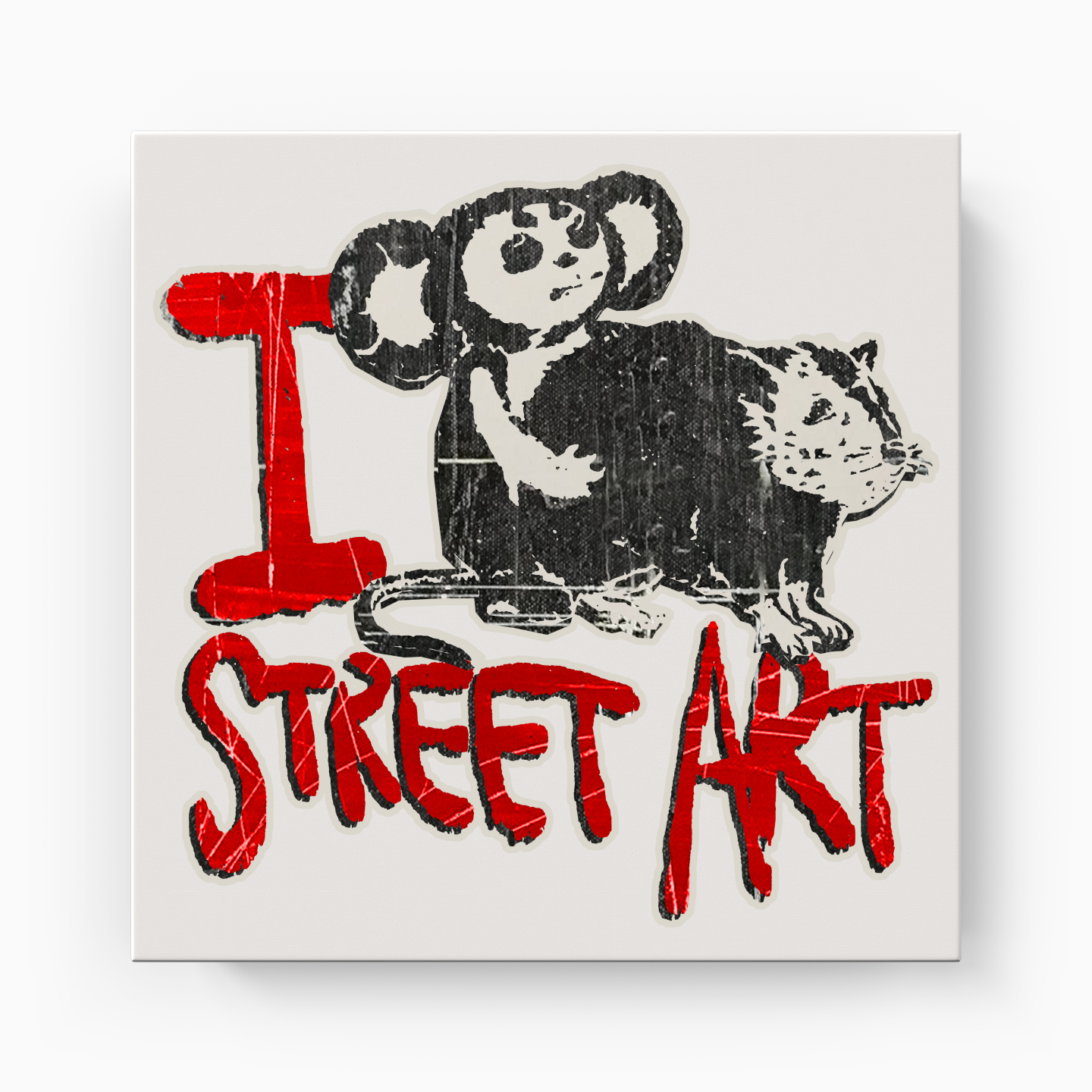 I XXX Street Art - Canvas Painting