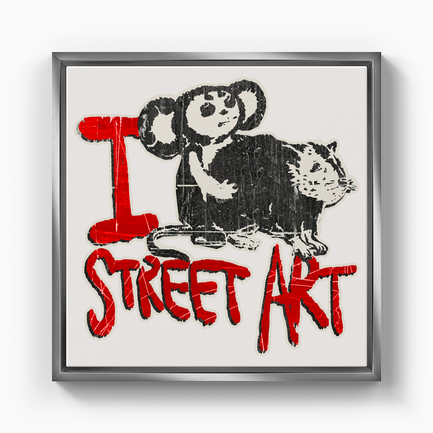 I XXX Street Art - Canvas Painting