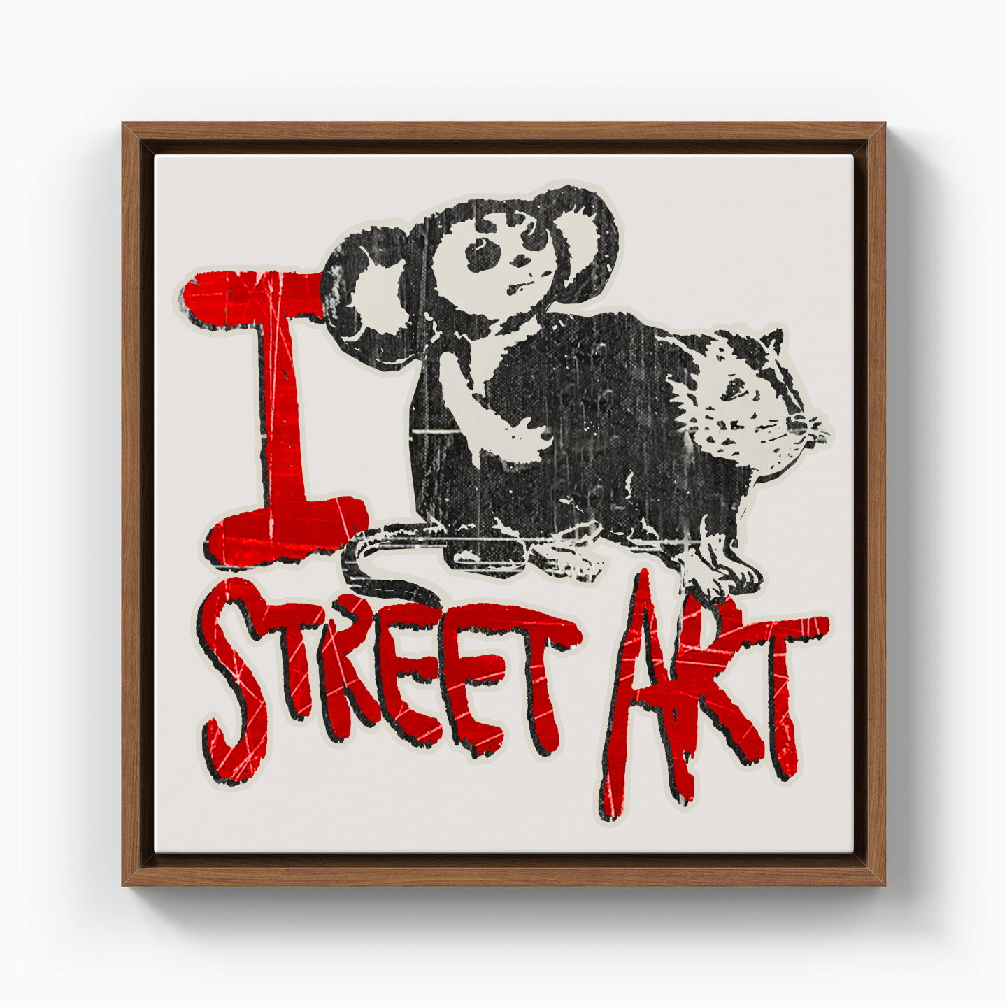 I XXX Street Art - Canvas Painting