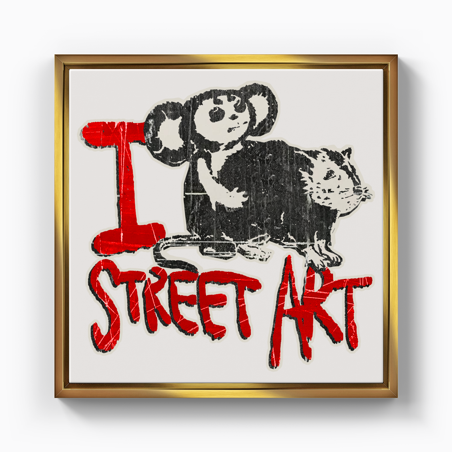 I XXX Street Art - Canvas Painting