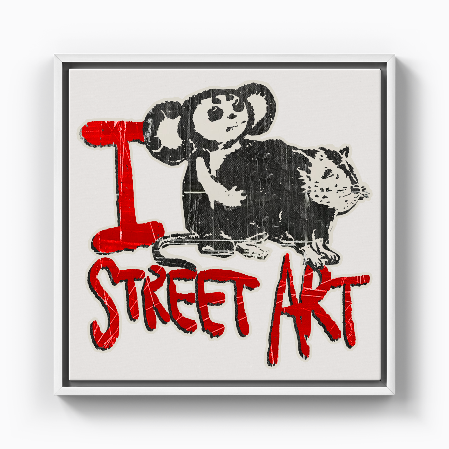 I XXX Street Art - Canvas Painting