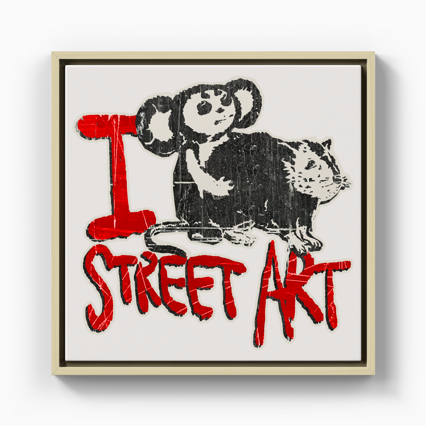 I XXX Street Art - Canvas Painting