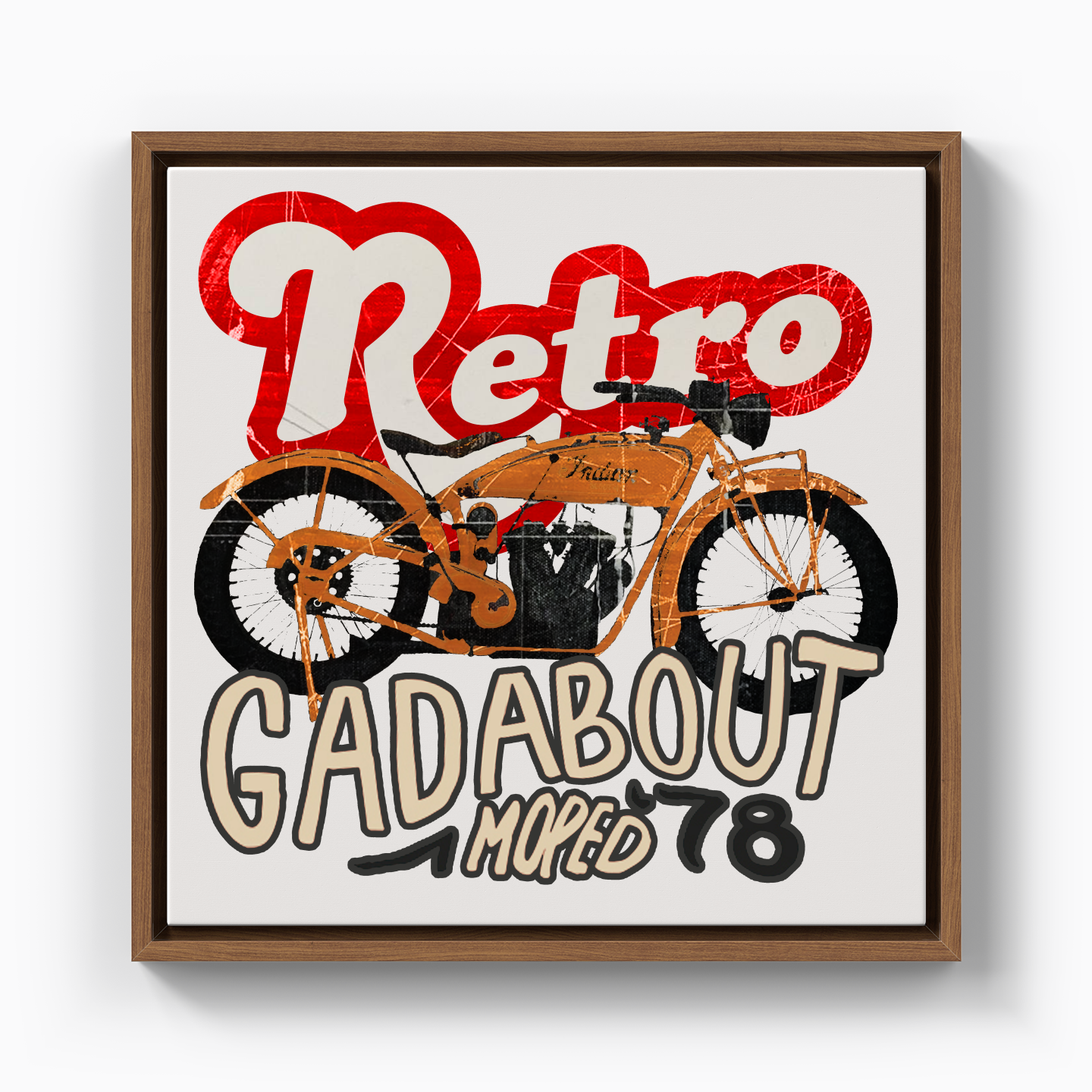 Yardır Moped - Canvas Print