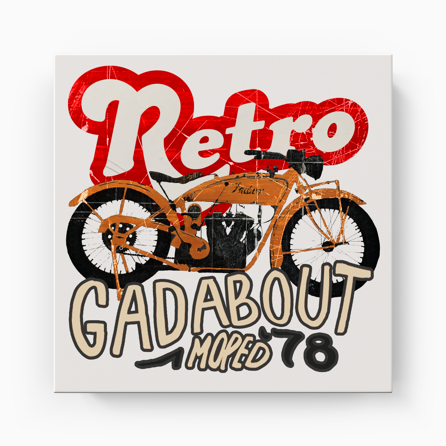 Yardır Moped - Canvas Print