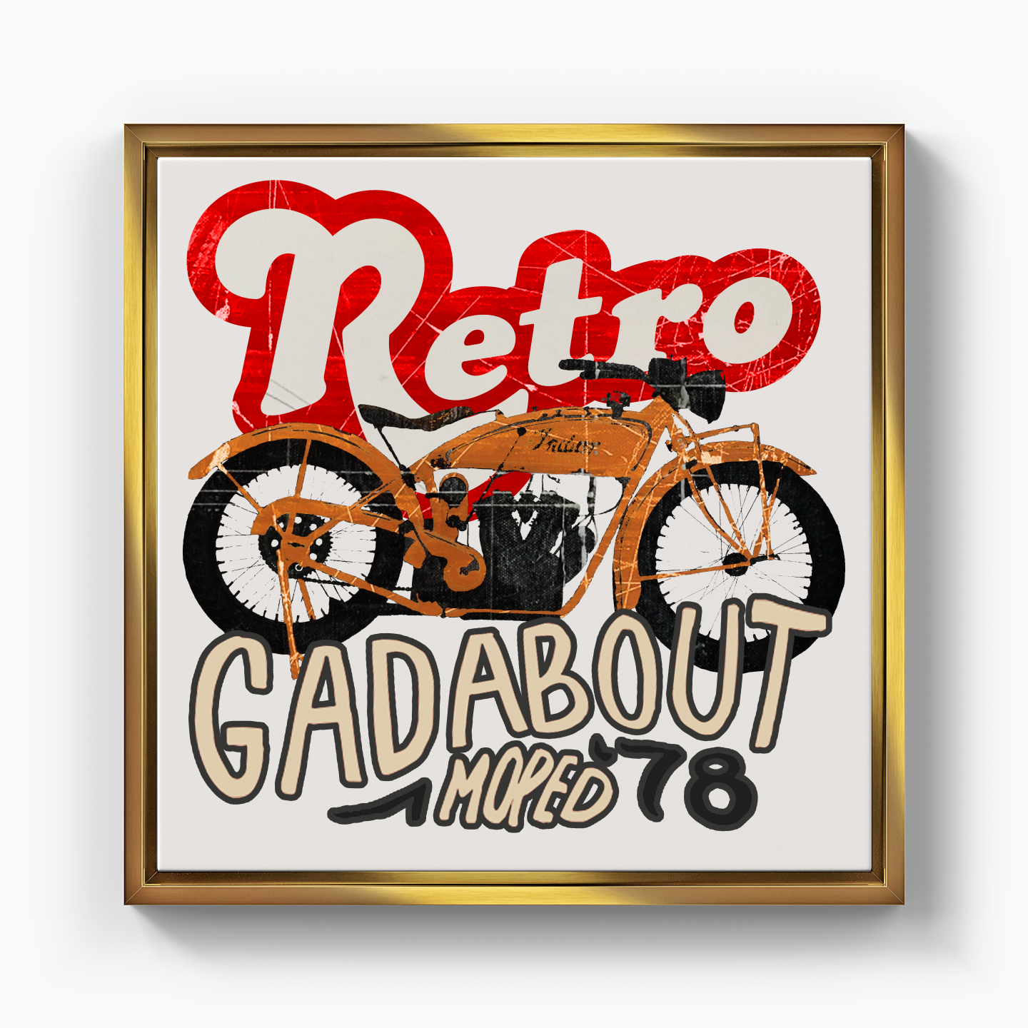 Yardır Moped - Canvas Print