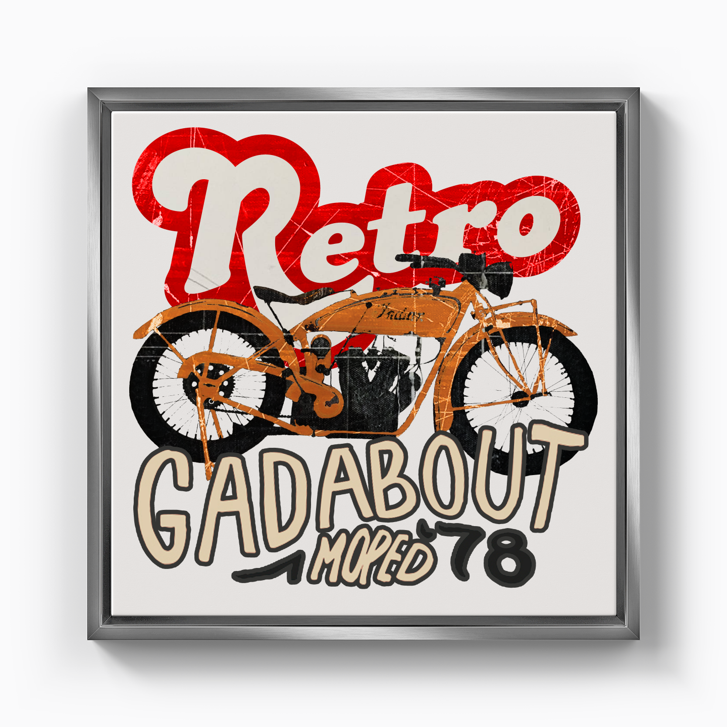 Yardır Moped - Canvas Print