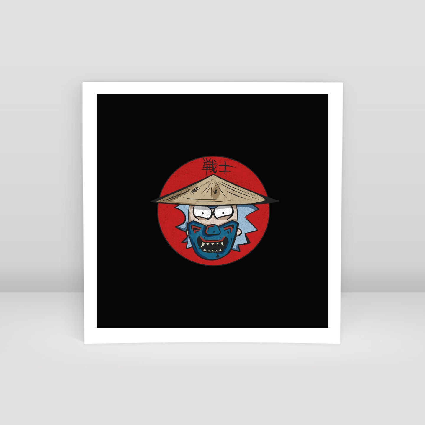 samurai rick - Art Print