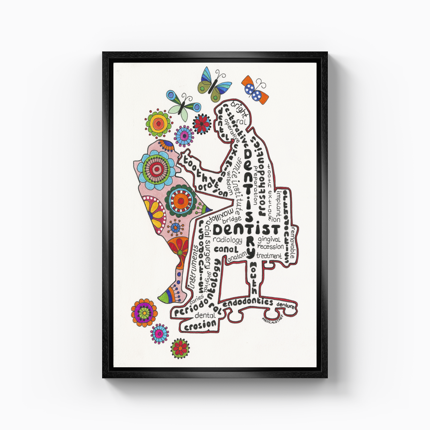 dentist - Canvas Print