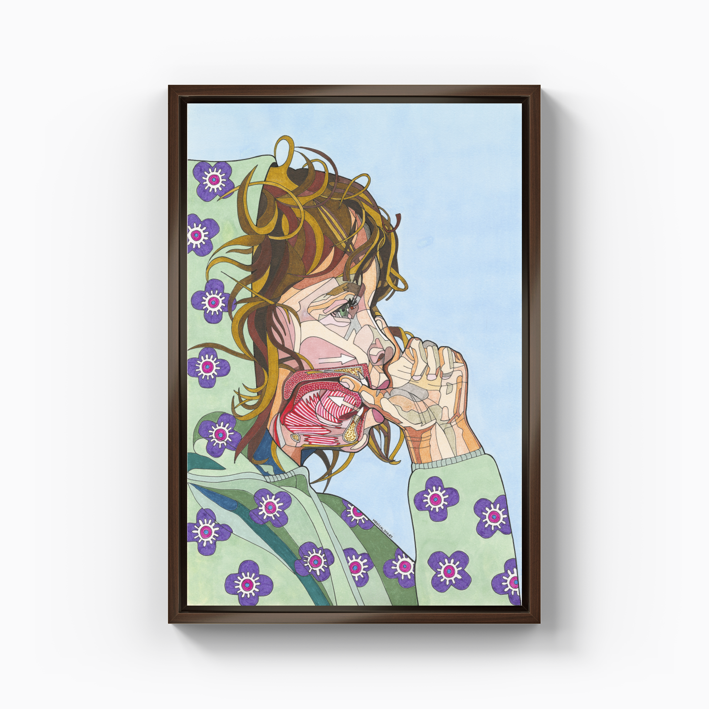 thumb sucking - Canvas Painting