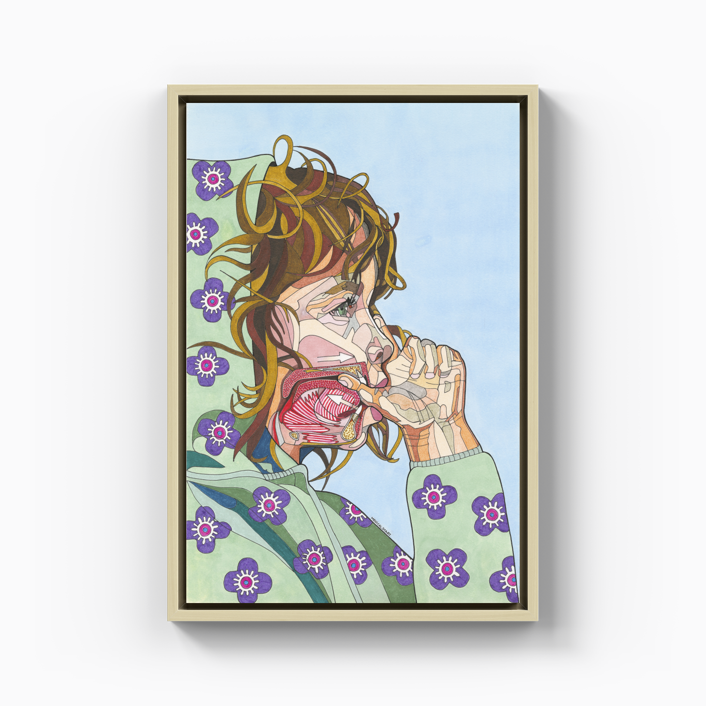 thumb sucking - Canvas Painting