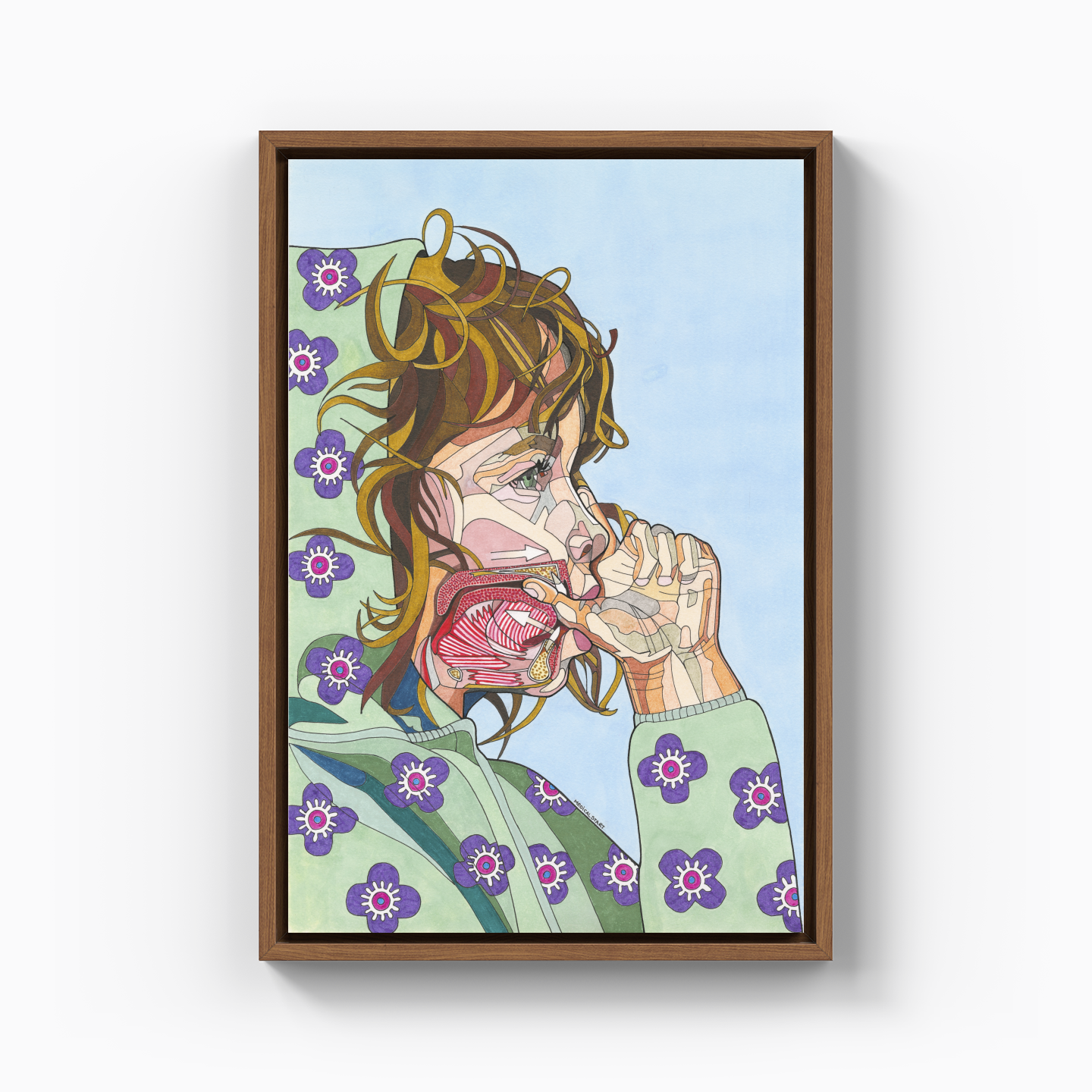 thumb sucking - Canvas Painting