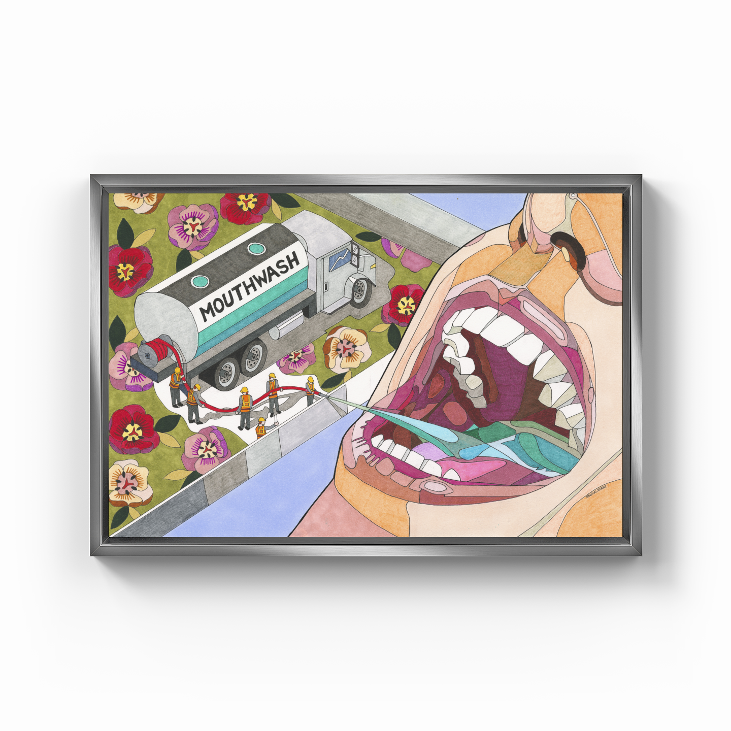 team fresh - Canvas Print