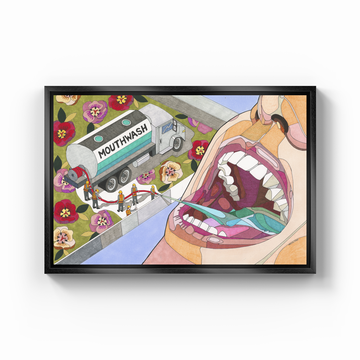 team fresh - Canvas Print