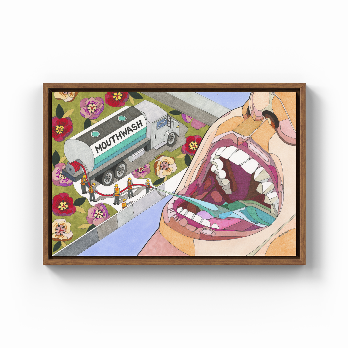 team fresh - Canvas Print