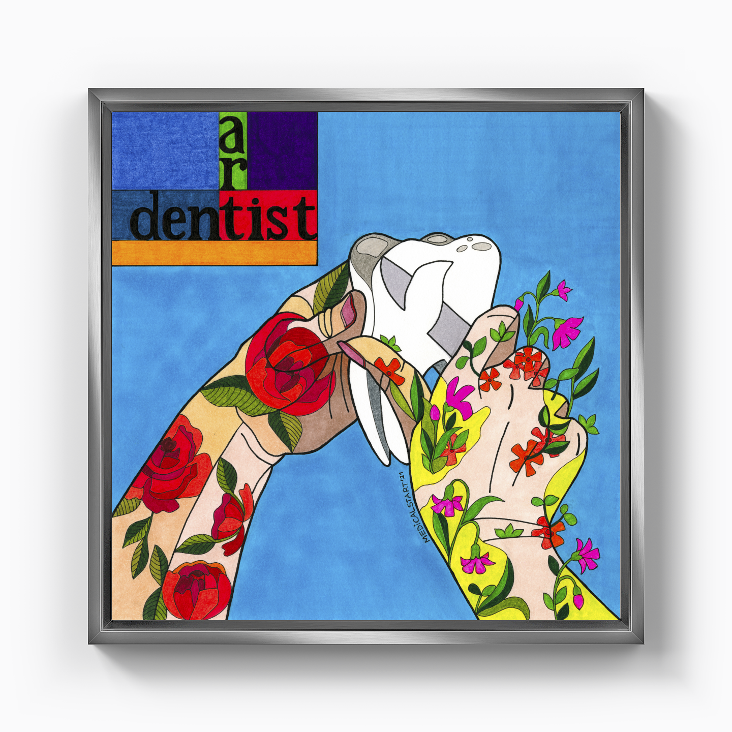 dentistry = artist - Kanvas Tablo