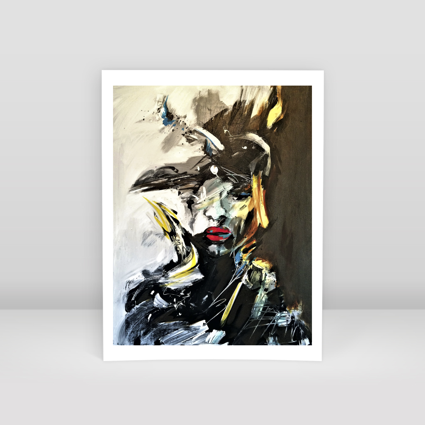 silent scream- DB00017 - Art Print