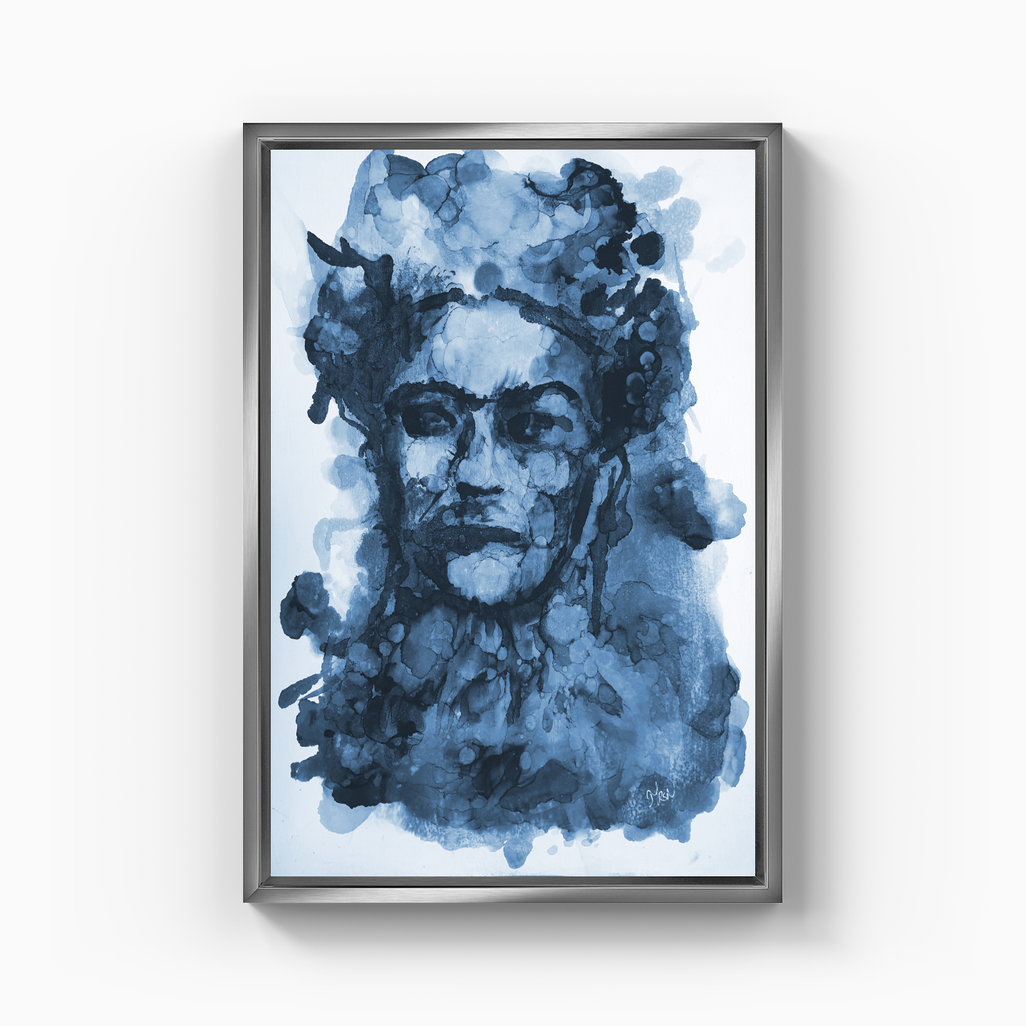 Frida Kahlo - Blue - Canvas Print