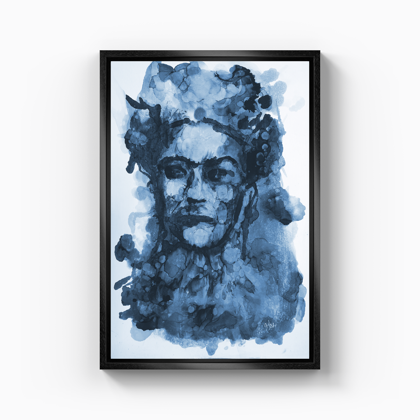 Frida Kahlo - Blue - Canvas Print