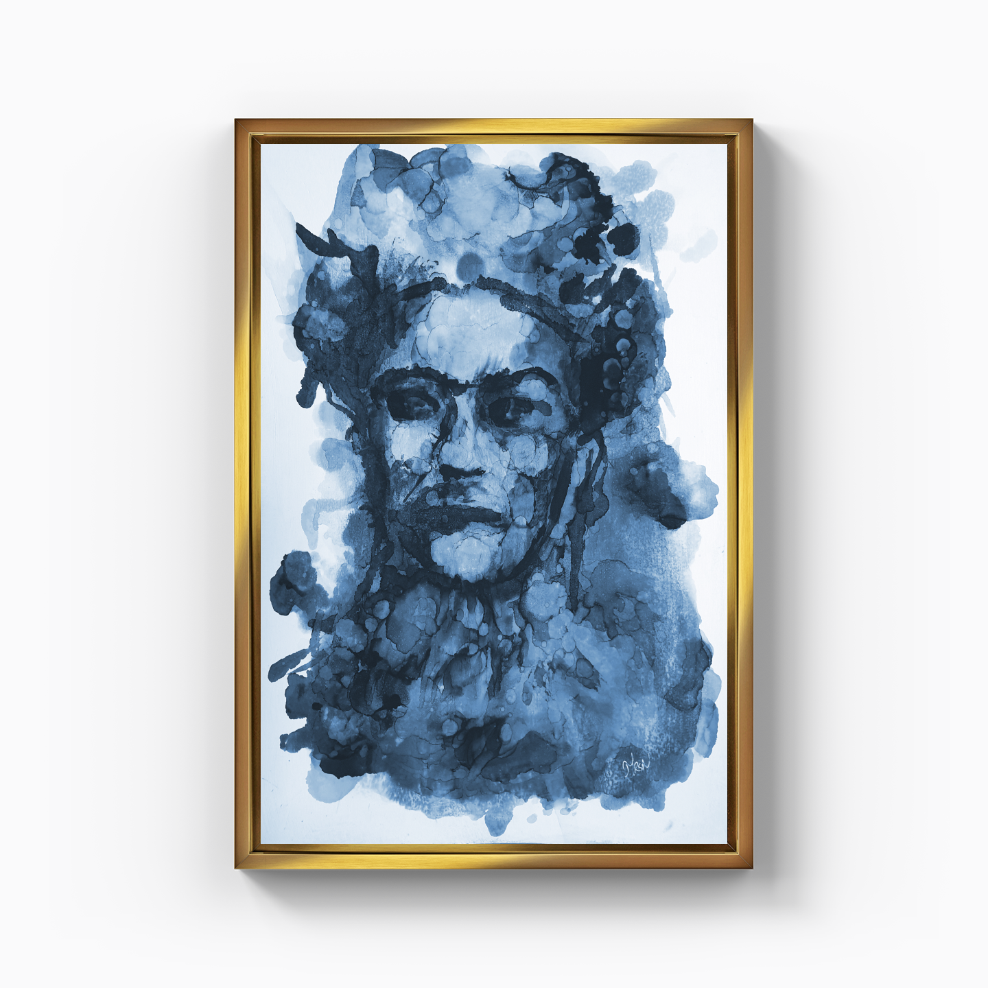 Frida Kahlo - Blue - Canvas Print