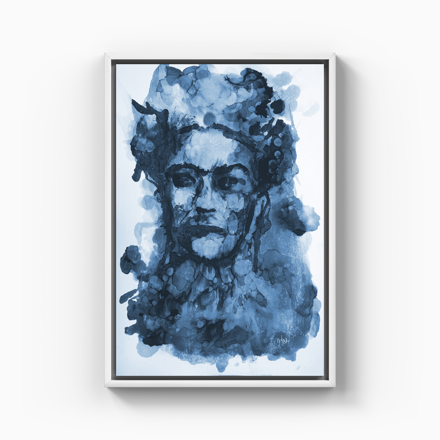 Frida Kahlo - Blue - Canvas Print