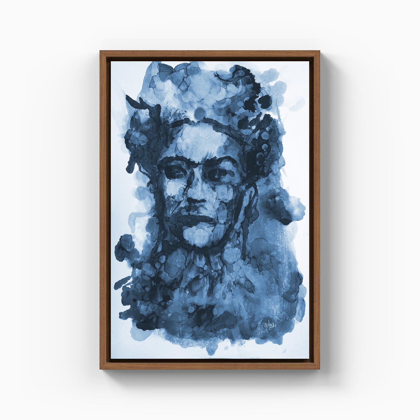 Frida Kahlo - Blue - Canvas Print