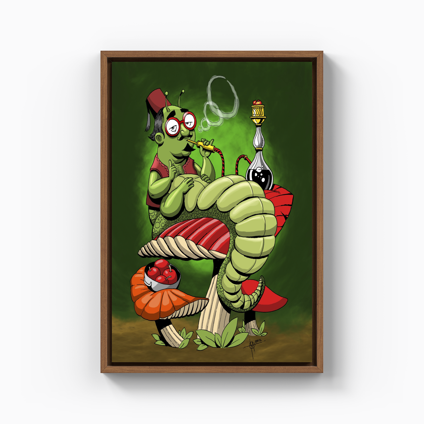 addicted caterpillar - Canvas Painting