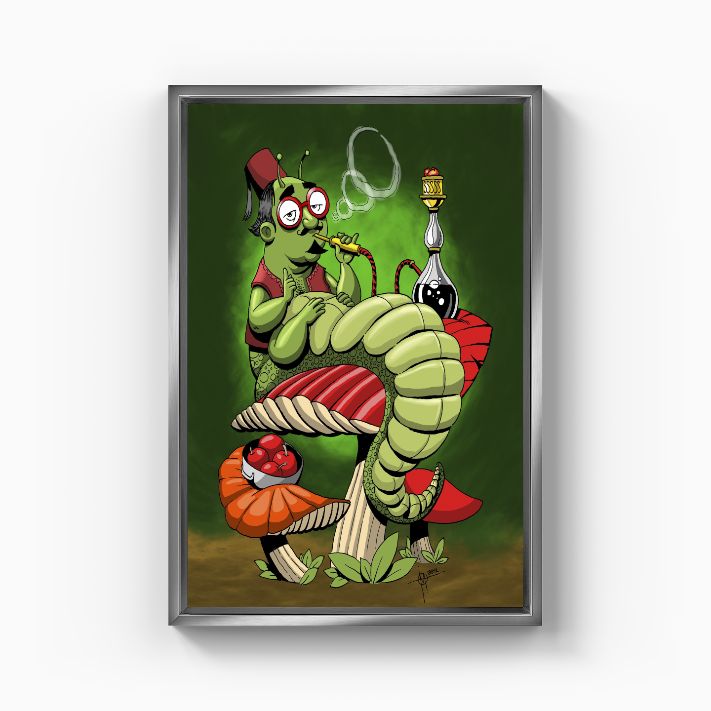 addicted caterpillar - Canvas Painting