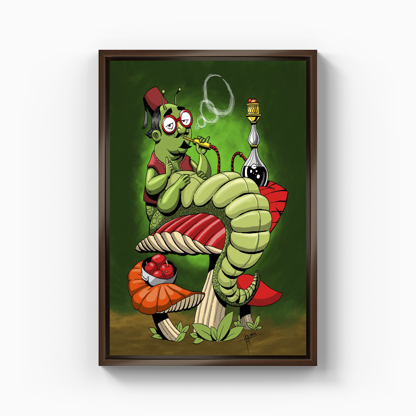 addicted caterpillar - Canvas Painting