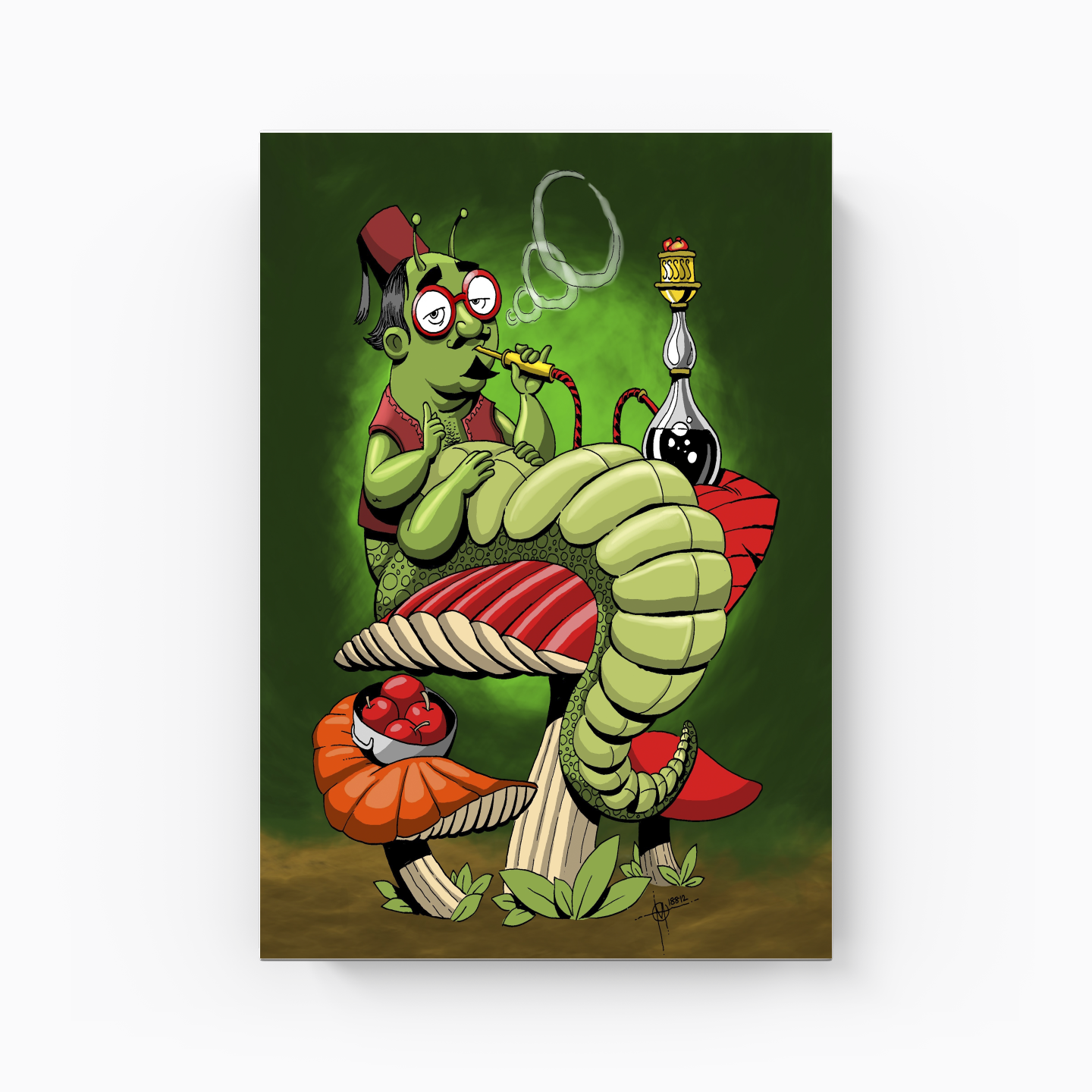 addicted caterpillar - Canvas Painting