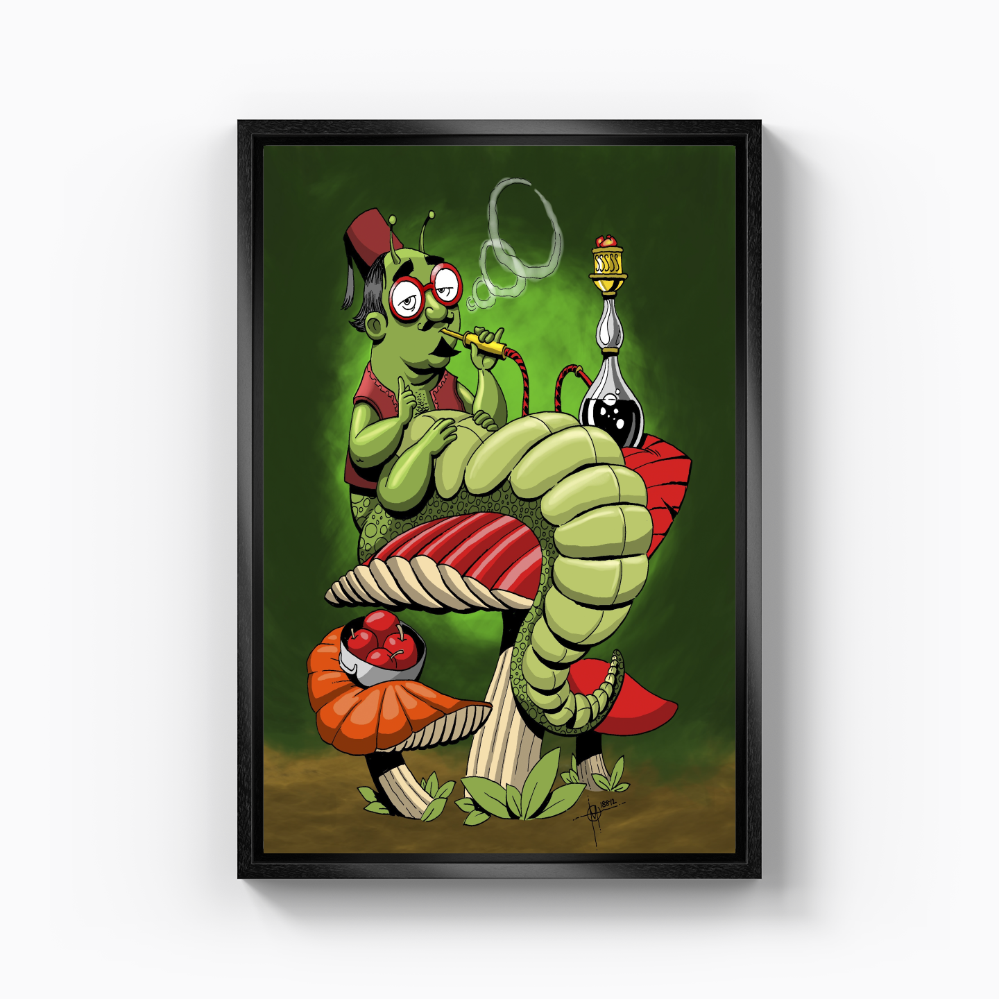 addicted caterpillar - Canvas Painting