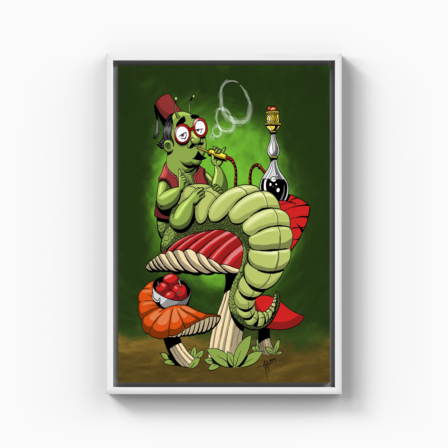 addicted caterpillar - Canvas Painting